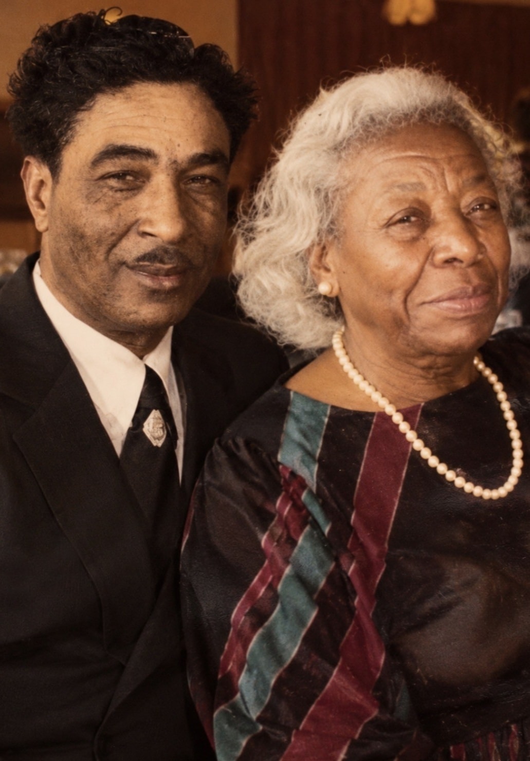 Vintage portrait of Grandma and Granddad Dean